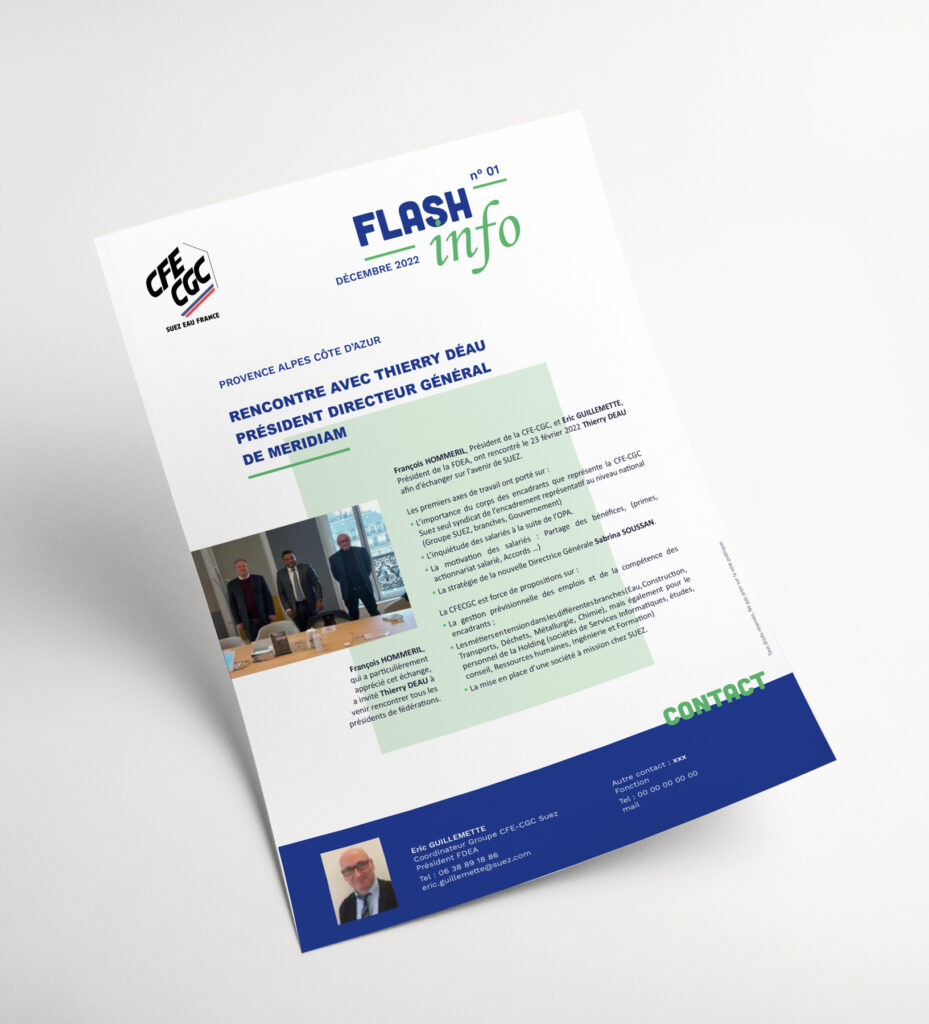 Flash info CFE CGC